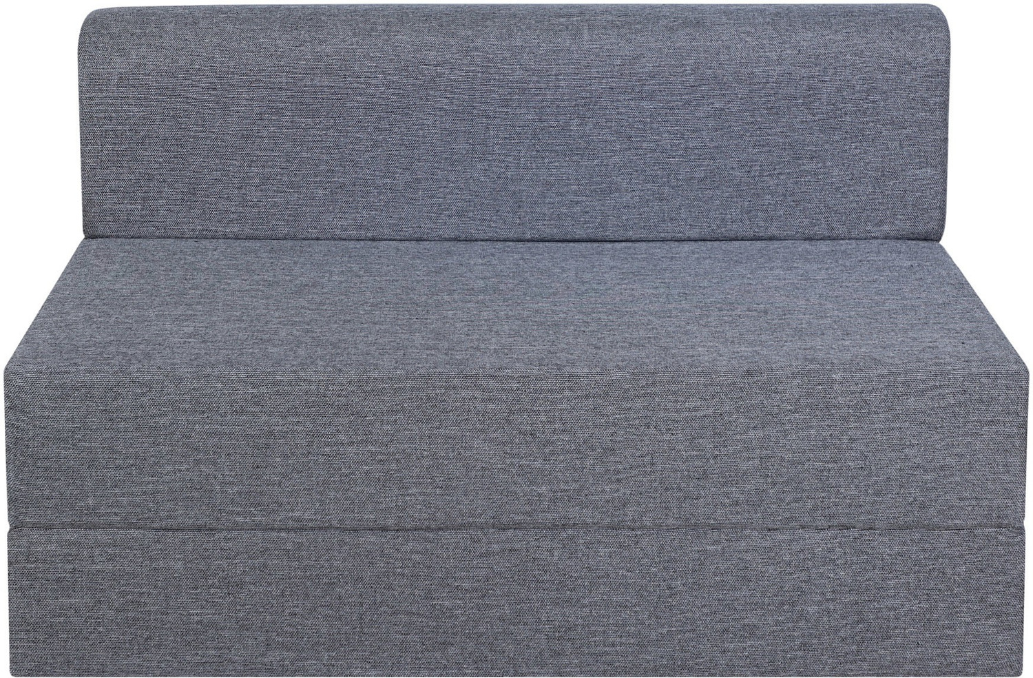 Image of SPRINGTEK FoldingPerfect for Guests Jute Fabric 3 X 6 Feet 1 Seater Single Fold Out Sofa Cum Bed