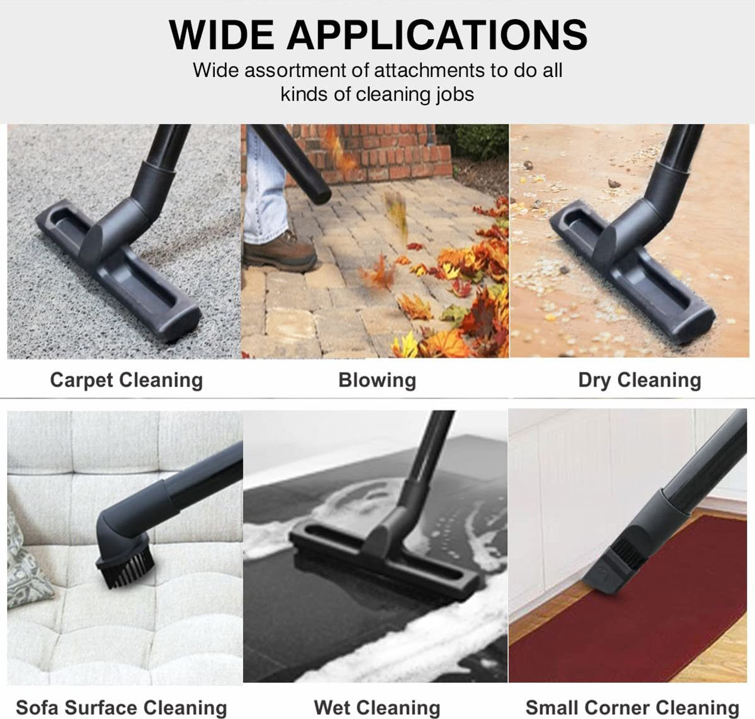 Image of Inalsa Micro WD15 Wet & Dry Vacuum Cleaner with 2 in 1 Mopping and Vacuum