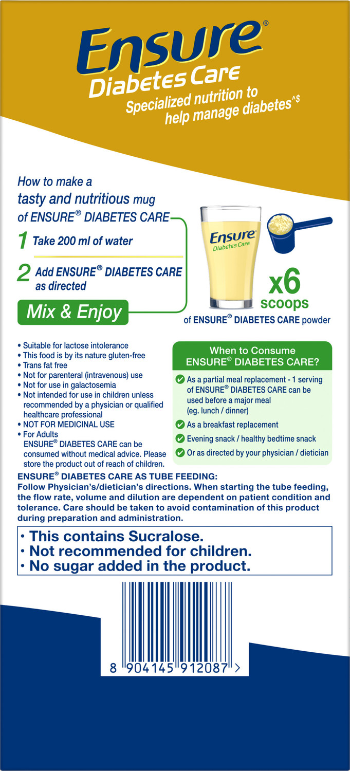 Image of ENSURE Diabetes Care-High Protein, High Fibre & 4X Myo-Inositol