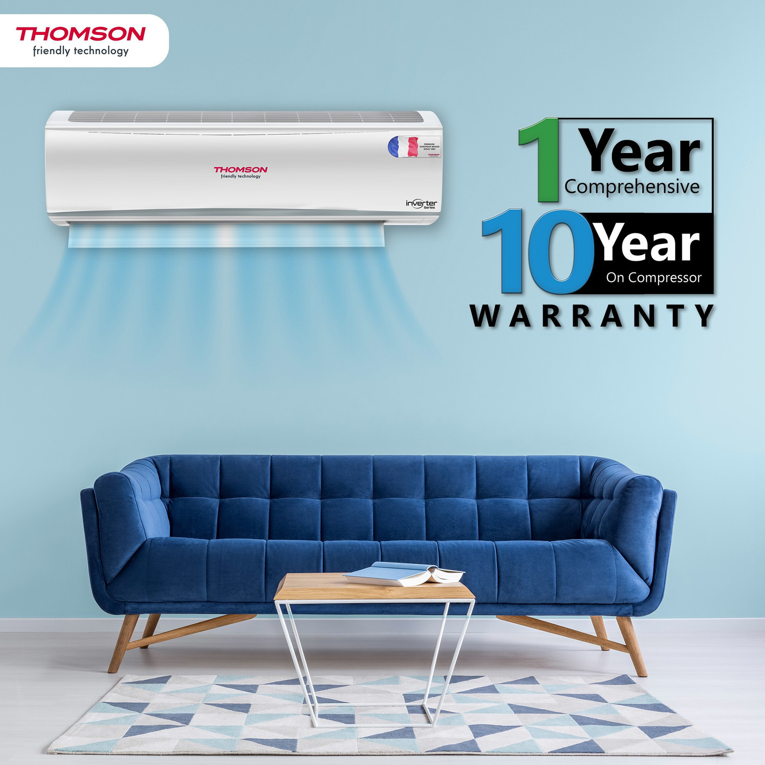 Image of Thomson 2023 Model 2 Ton 3 Star Split Inverter AC