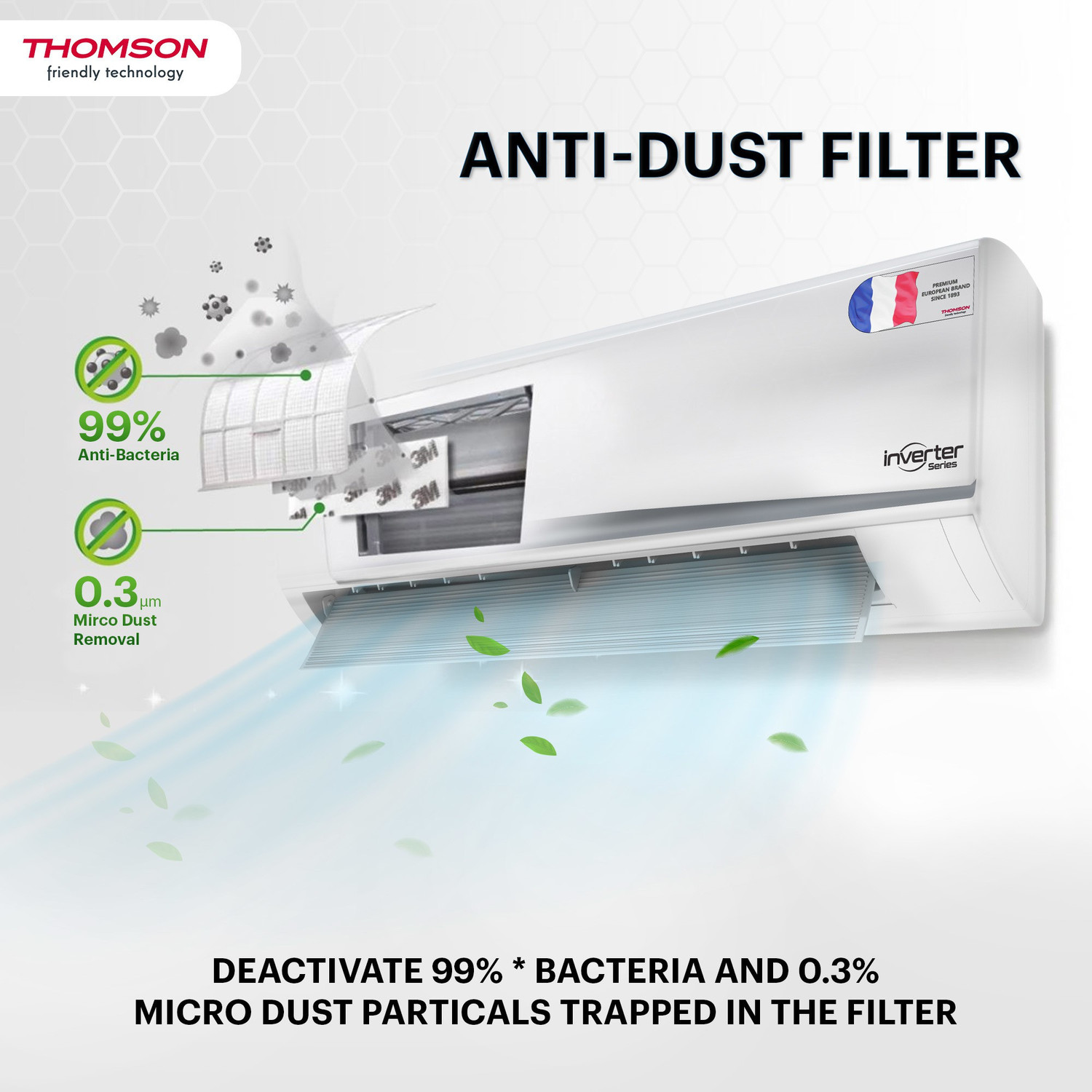 Image of Thomson 2023 Model 2 Ton 3 Star Split Inverter AC