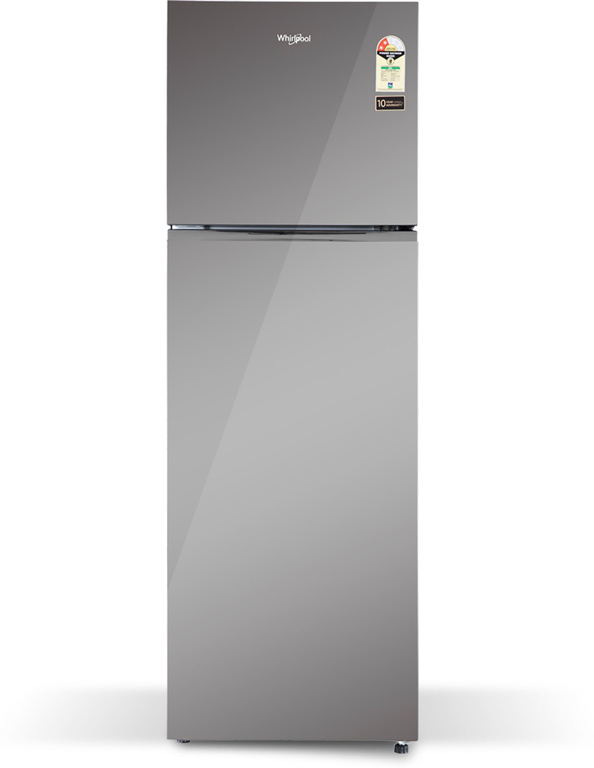 Image of Whirlpool 235 L Frost Free Double Door 2 Star Refrigerator with Glass Door