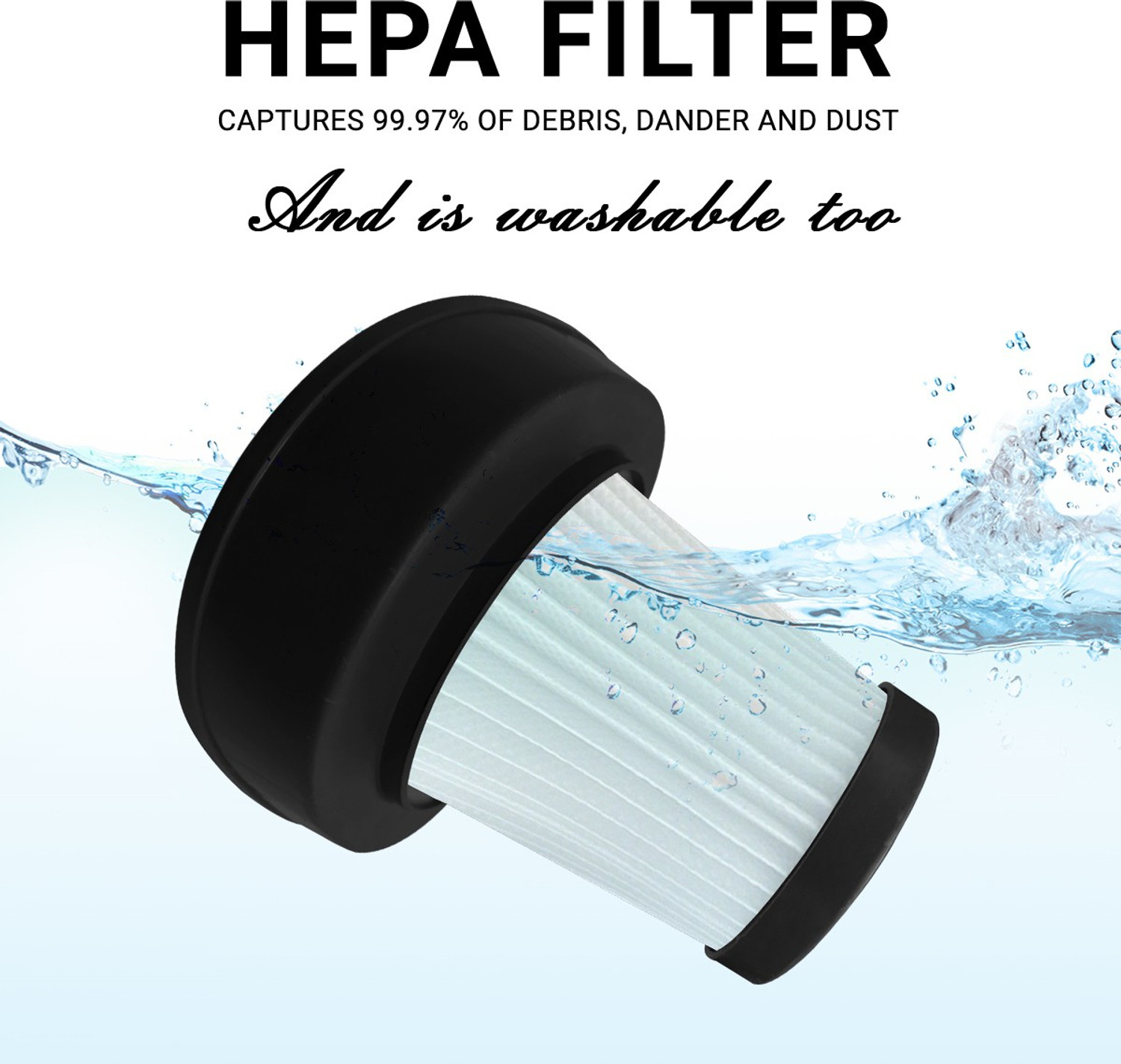 Image of Inalsa Dura Clean Hand-held Vacuum Cleaner with Reusable Dust Bag