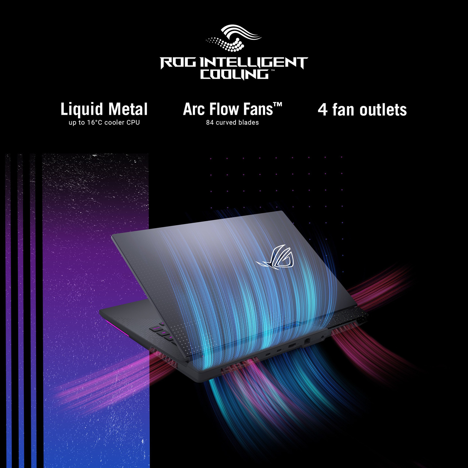 Image of ASUS ROG Strix G15 AMD Ryzen 7 Octa Core 6800HS - (16 GB /512 GB SSD /Windows 11 Home /4 GB Graphics /NVIDIA GeForce RTX RTX 3050 /144 Hz) G513RC-HN062W Gaming Laptop