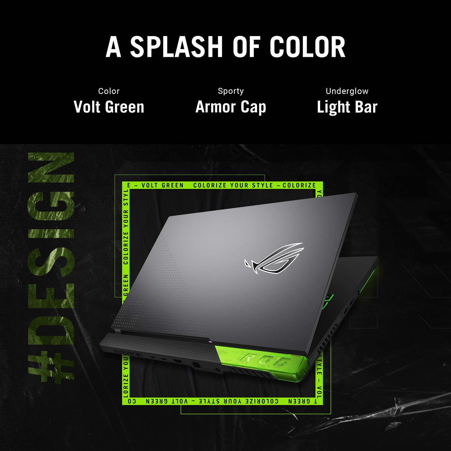 Image of ASUS ROG Strix G15 AMD Ryzen 7 Octa Core 6800HS - (16 GB /512 GB SSD /Windows 11 Home /4 GB Graphics /NVIDIA GeForce RTX RTX 3050 /144 Hz) G513RC-HN062W Gaming Laptop