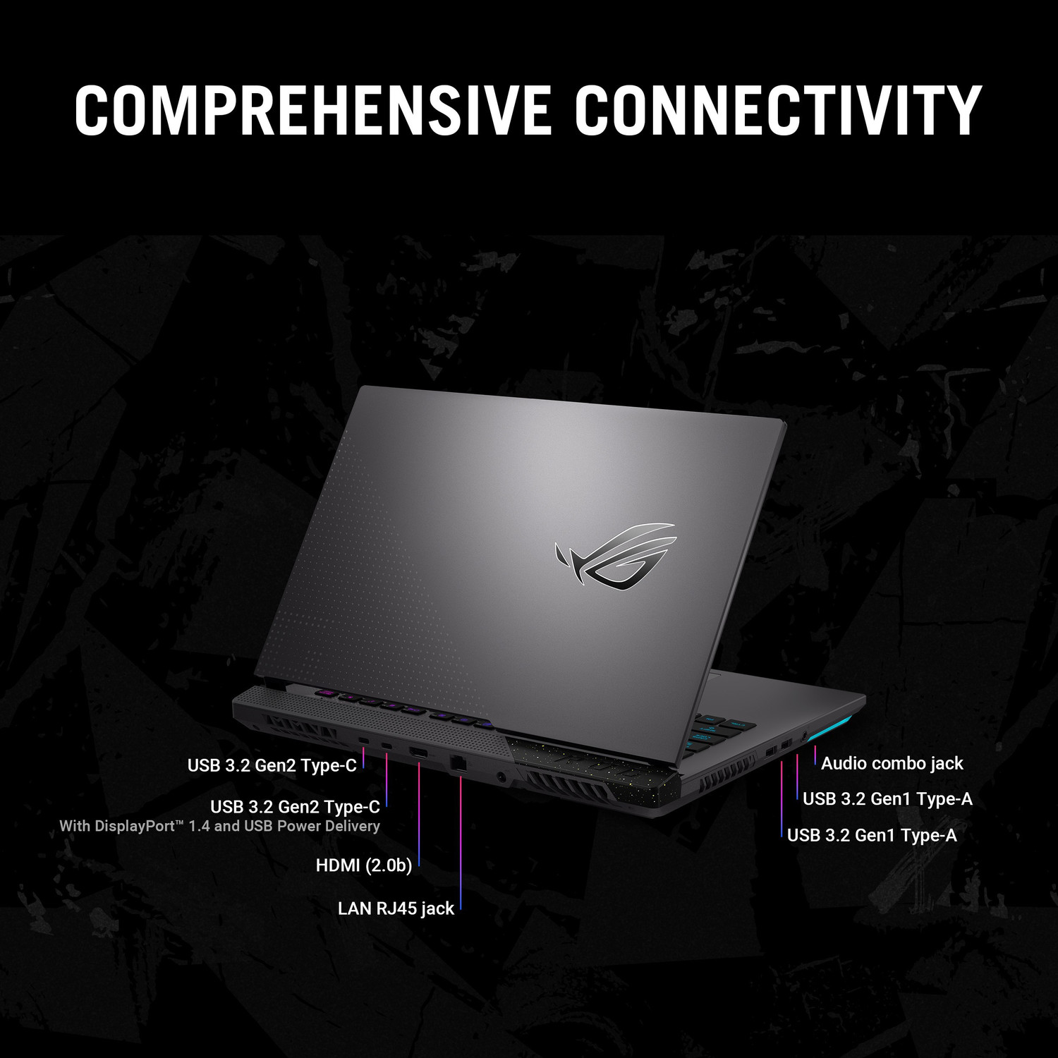 Image of ASUS ROG Strix G15 AMD Ryzen 7 Octa Core 6800HS - (16 GB /1 TB SSD /Windows 11 Home /4 GB Graphics /NVIDIA GeForce RTX RTX 3050 /144 Hz) G513RC-HN083W Gaming Laptop