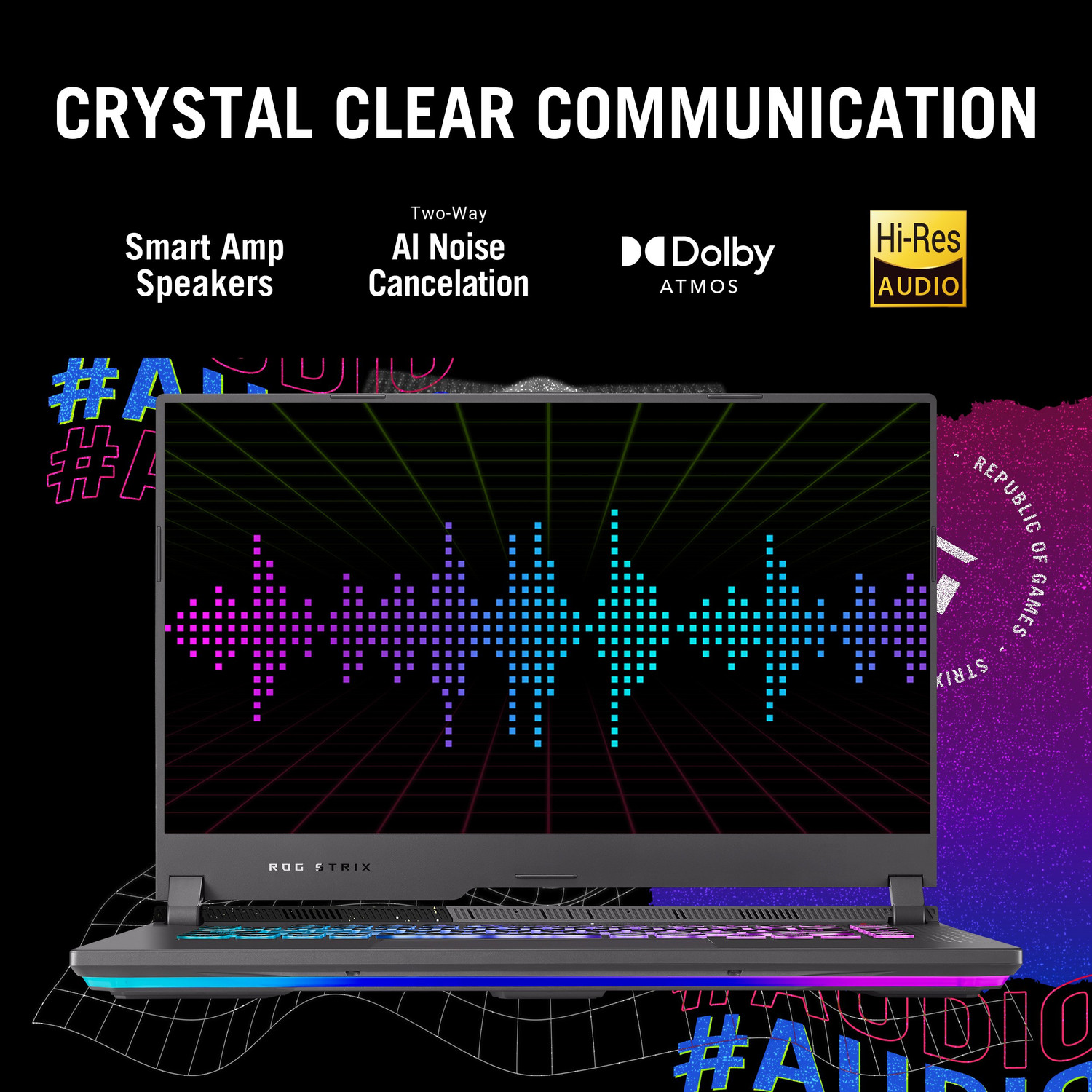 Image of ASUS ROG Strix G15 AMD Ryzen 7 Octa Core 6800HS - (16 GB /1 TB SSD /Windows 11 Home /4 GB Graphics /NVIDIA GeForce RTX RTX 3050 /144 Hz) G513RC-HN083W Gaming Laptop