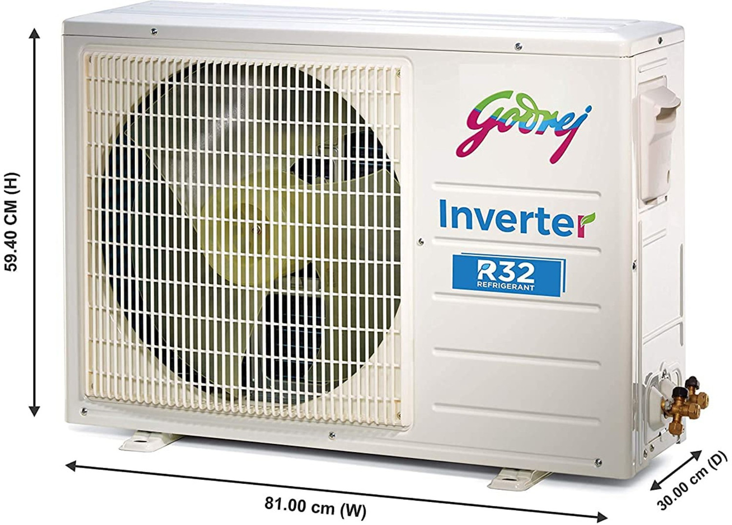 Image of Godrej 2 Ton 3 Star Split Inverter AC - White (GIC24LTC3WSA, Copper Condenser)