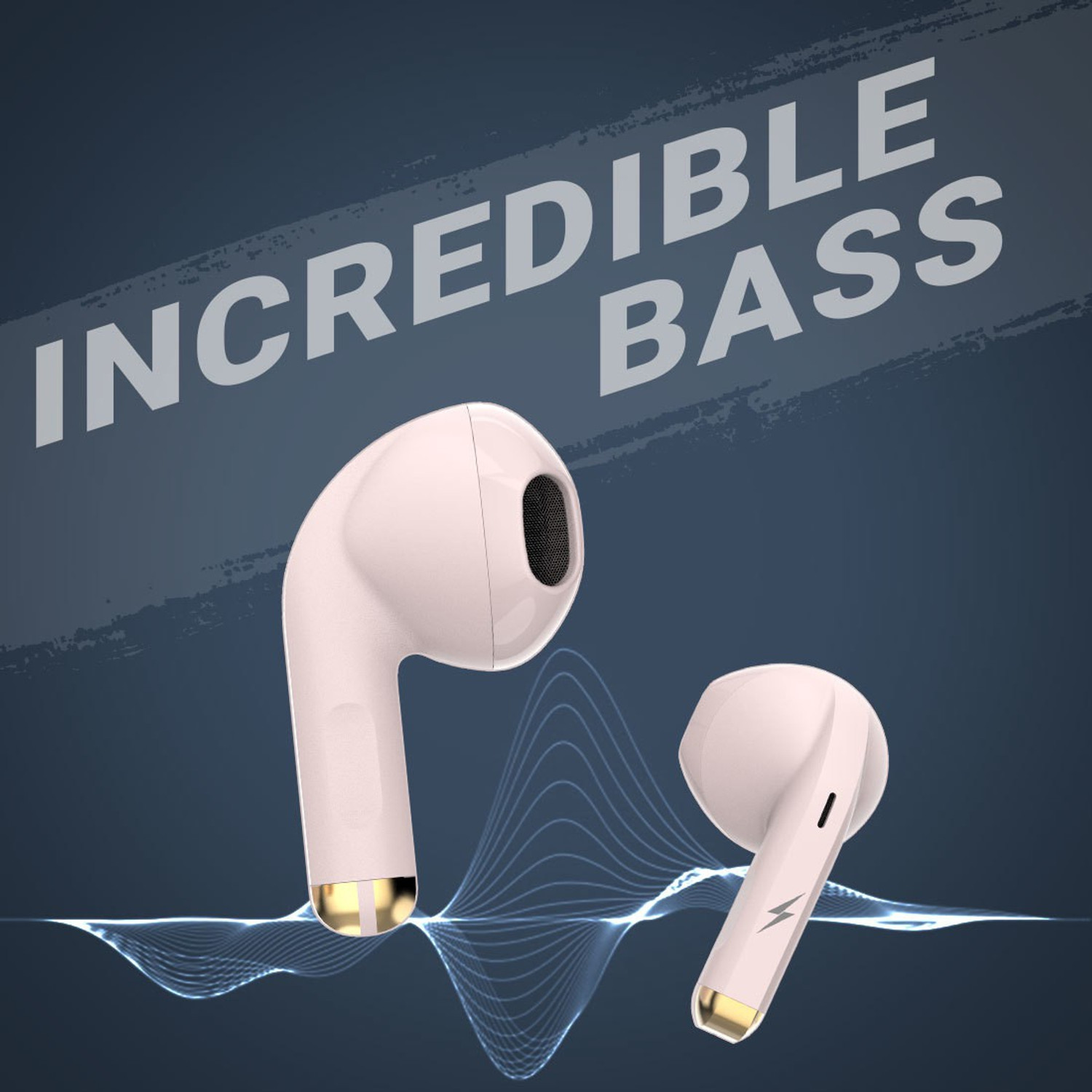 Image of Fire-Boltt Fire Pods Ninja G201 Earbuds TWS IWP HD Calls, Quick Charge 24hrs playback Bluetooth