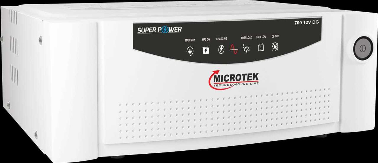 Image of Microtek 600 VA SUPER POWER UPS 700 12V DG with 24 Months Warranty Square Wave Inverter