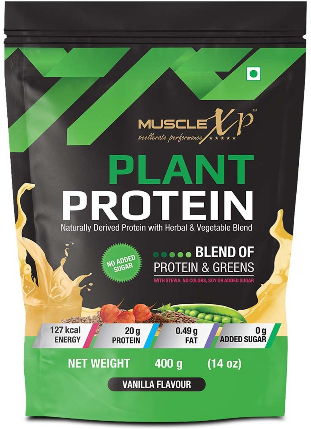 Image of MuscleXP Plant Protein - Natural Protein Powder with Pea Protein Plant-Based Protein