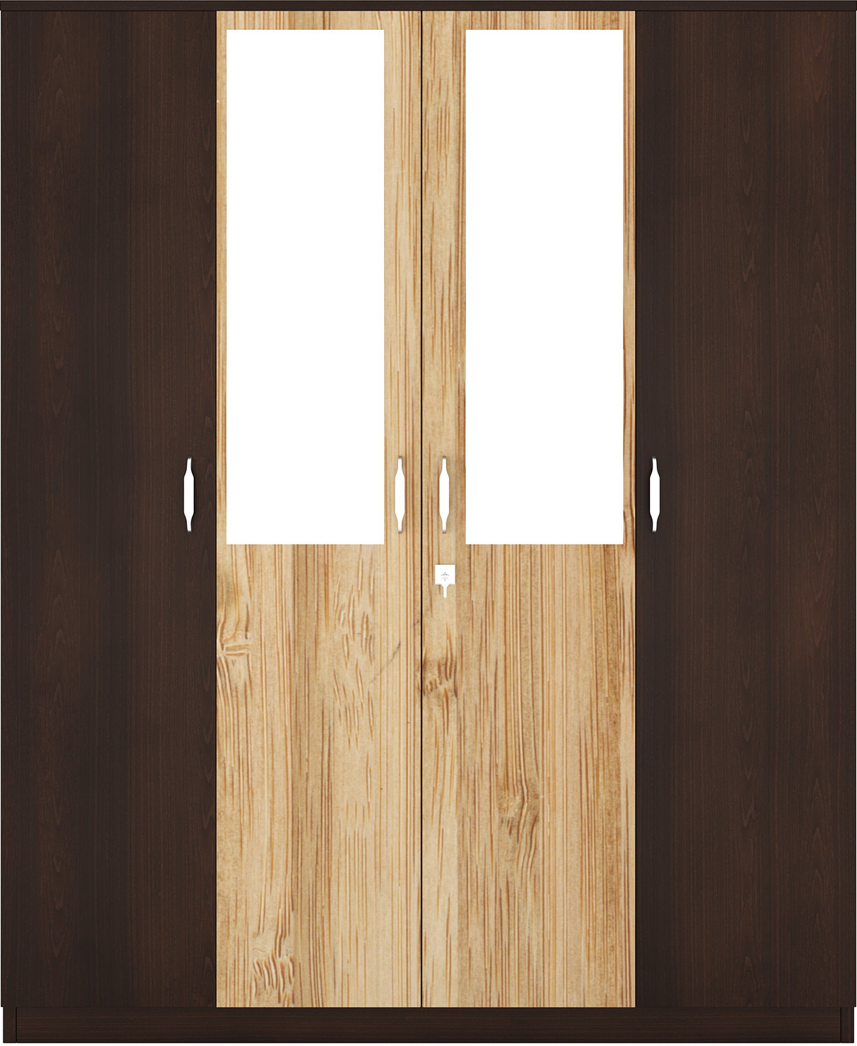 Image of Nilkamal Willy Engineered Wood 4 Door Wardrobe