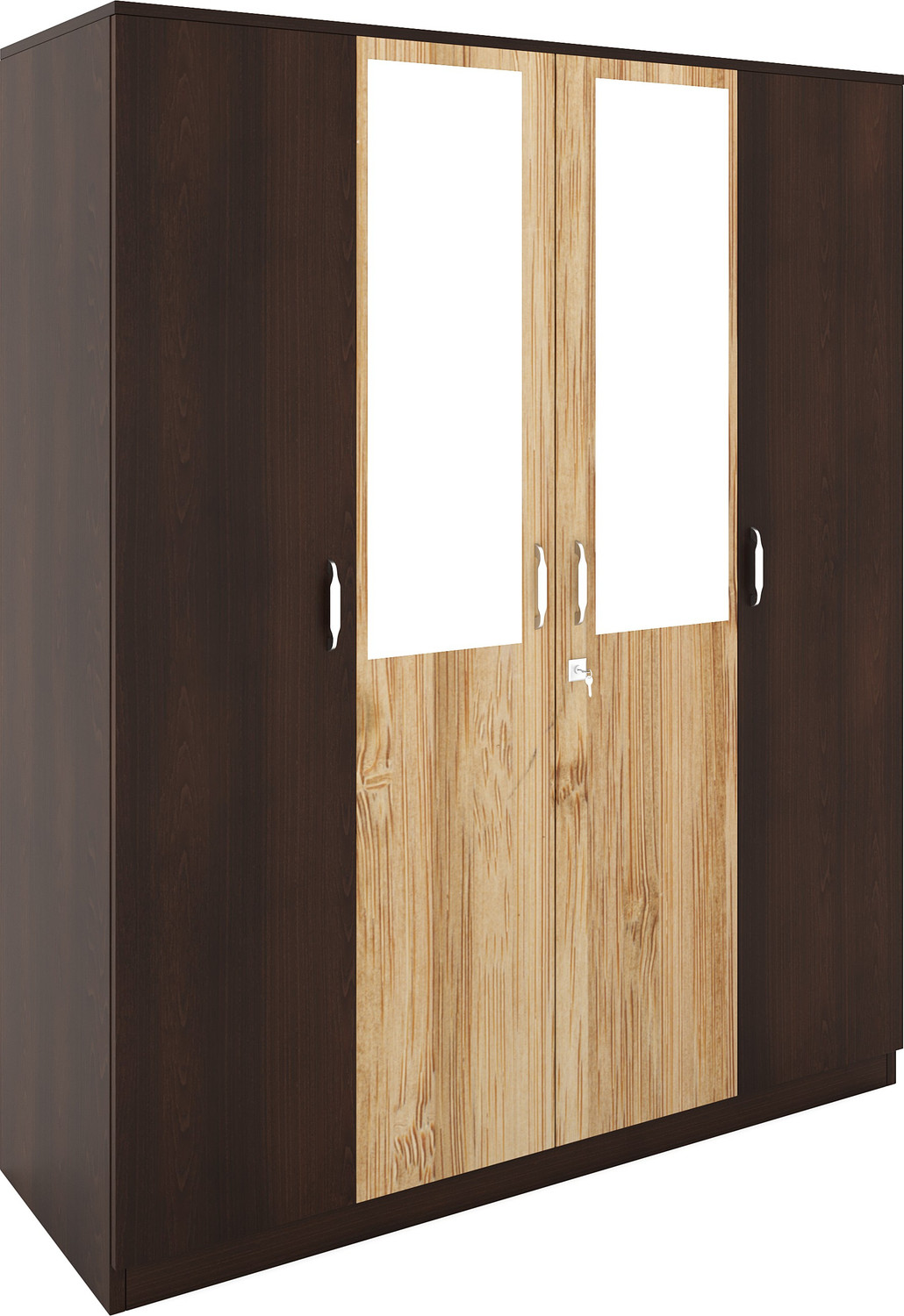 Image of Nilkamal Willy Engineered Wood 4 Door Wardrobe