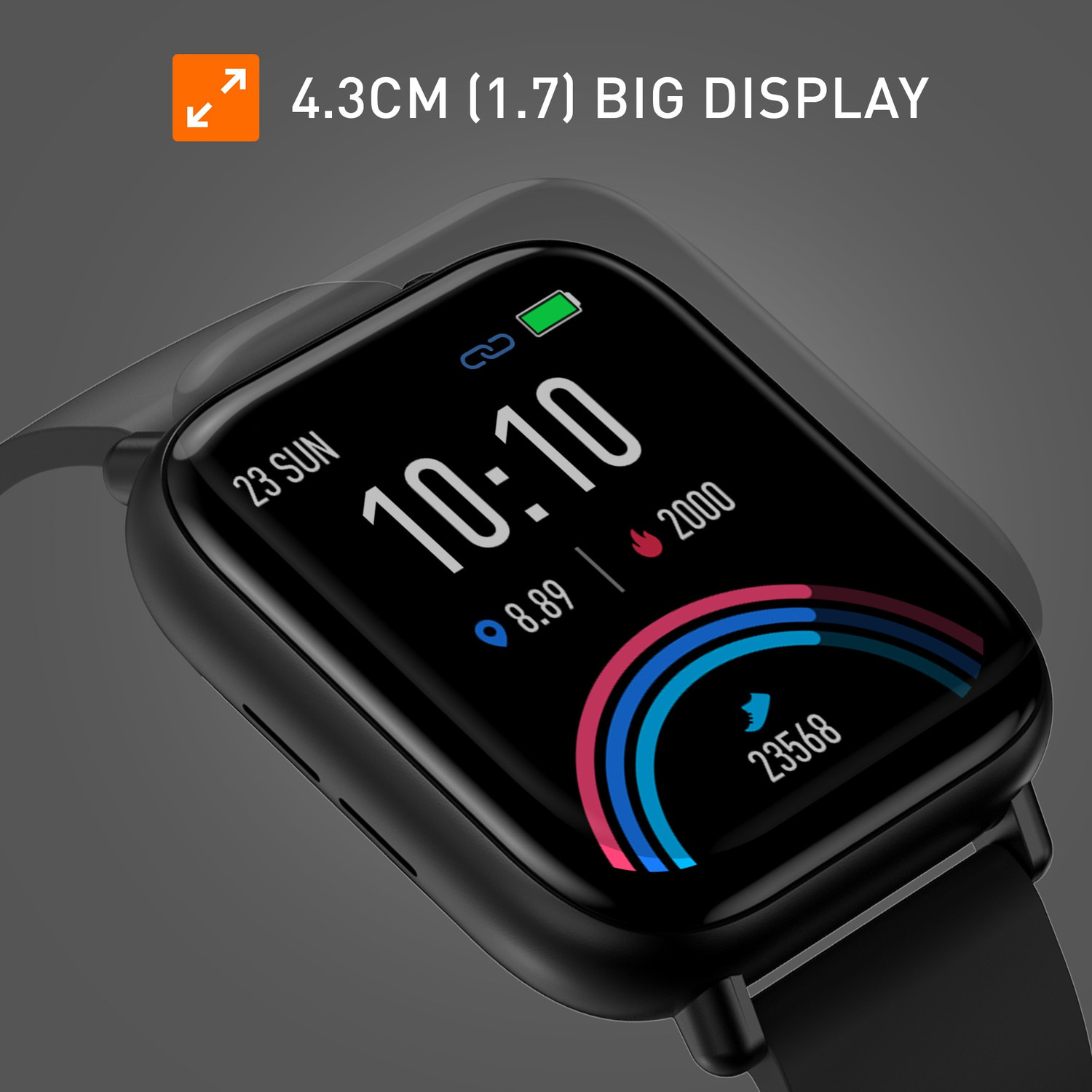 Image of GIONEE - AI Bluetooth Calling Metallic Frame Smartwatch