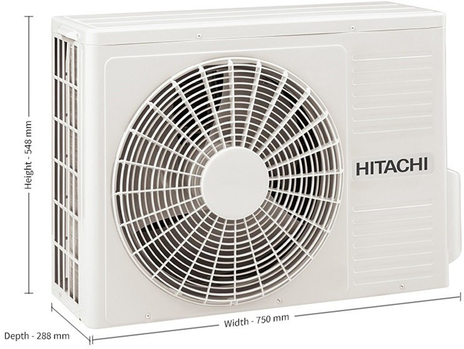 Image of Hitachi 1.5 Ton 5 Star Split Inverter AC - White, Gold (RSOG518HFEOZ1 /ESOG518HFEOZ1 /CSOG518HFEOZ1, Copper Condenser)