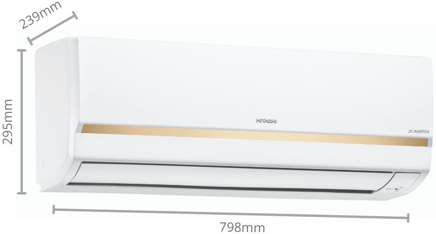 Image of Hitachi 2022 Model 1 Ton 5 Star Split Inverter AC