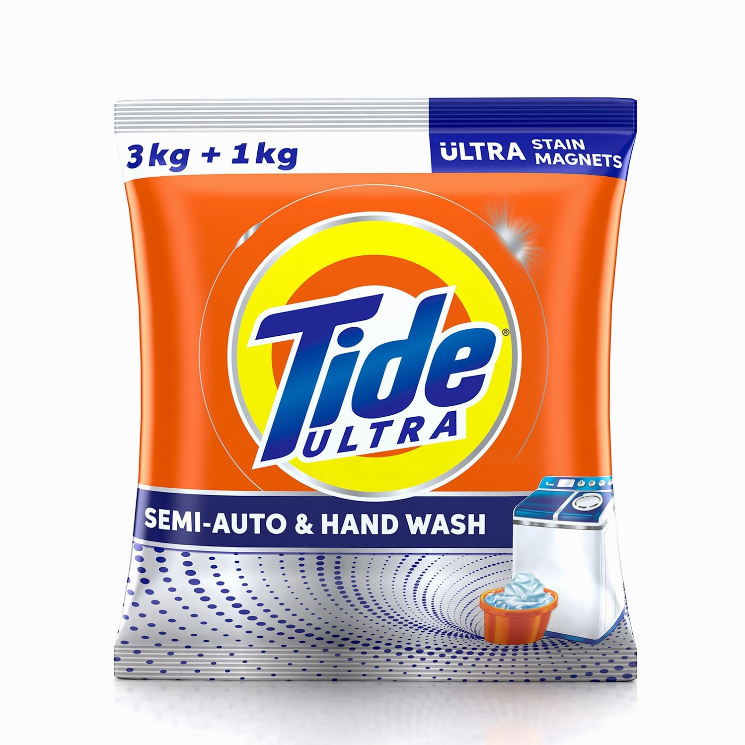 Image of Tide Extra Power Washing Detergent Powder (Jasmine & Rose) (10 kg)
