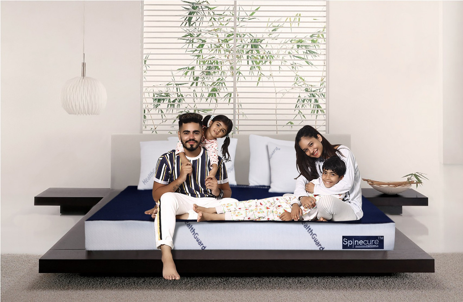 Image of Spinecure Orthopedic Memory Foam Mattress 5 inch Single High Resilience (HR) Foam Mattress