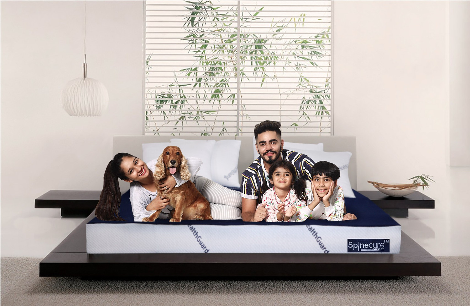 Image of Spinecure Orthopedic Memory Foam Mattress 5 inch Single High Resilience (HR) Foam Mattress