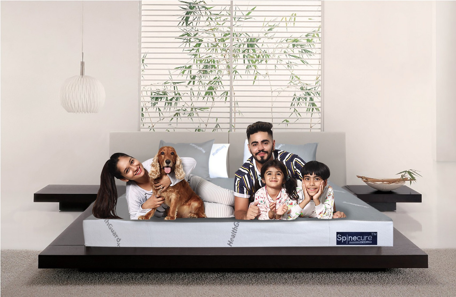 Image of Spinecure Orthopedic Memory Foam Mattress 8 inch Single High Resilience (HR) Foam Mattress