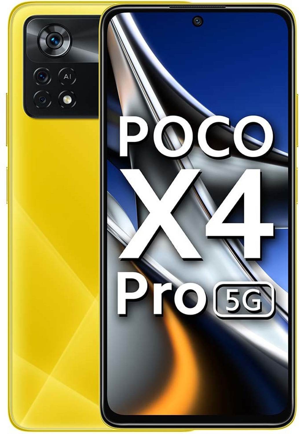 Image of POCO X4 Pro 5G (Yellow, 128 GB)