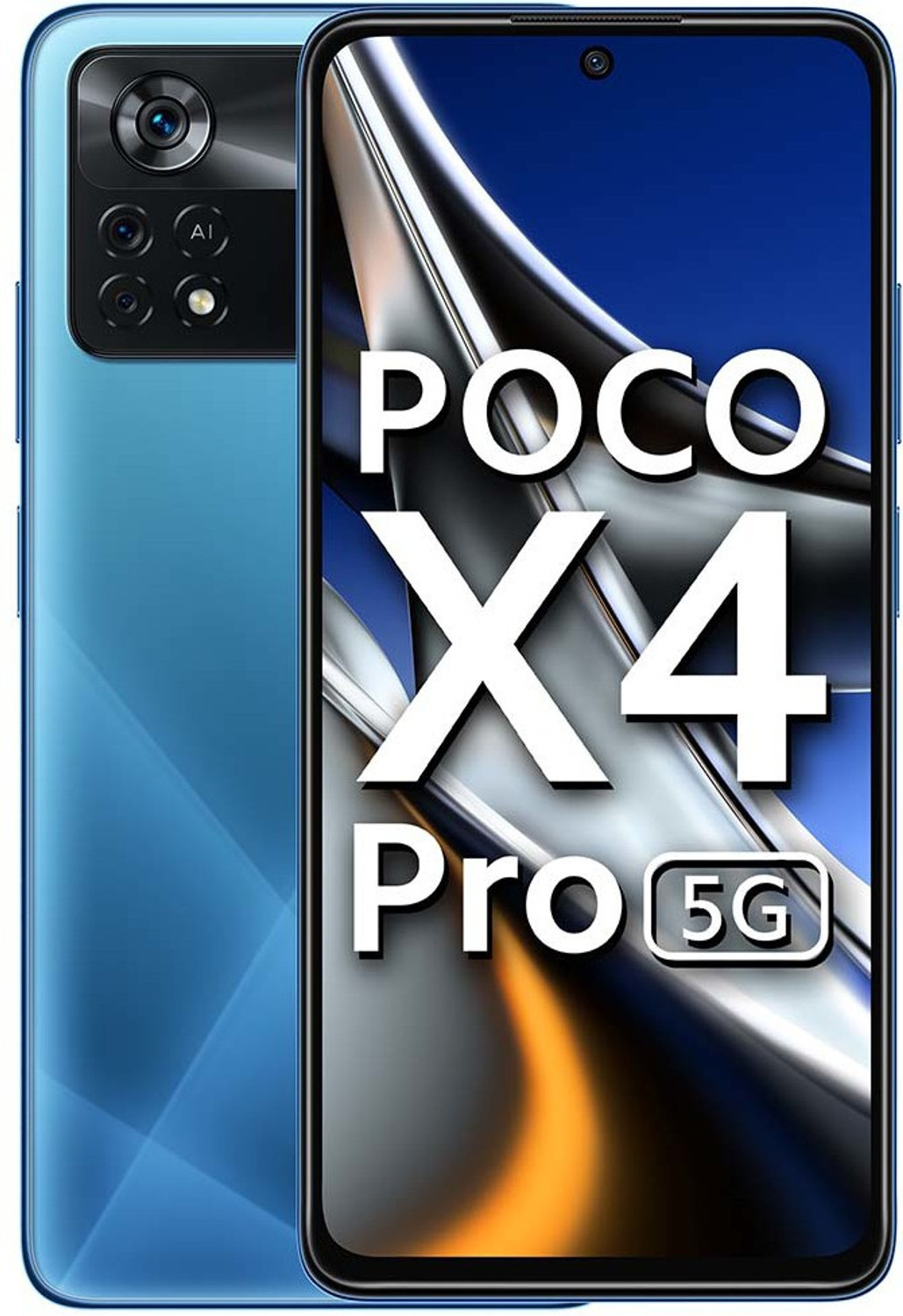 Image of POCO X4 Pro 5G (Laser Blue, 128 GB)