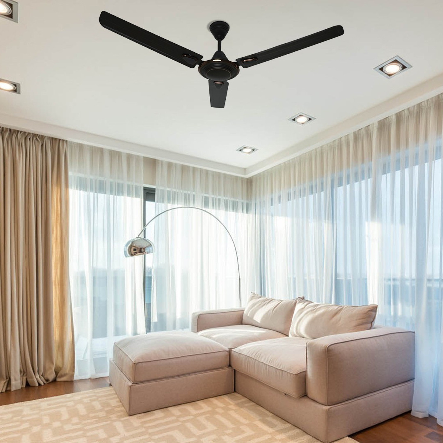 Image of Crompton Superbriz Deco with 2 Year Warranty Anti Dust 1200 mm Ceiling Fan