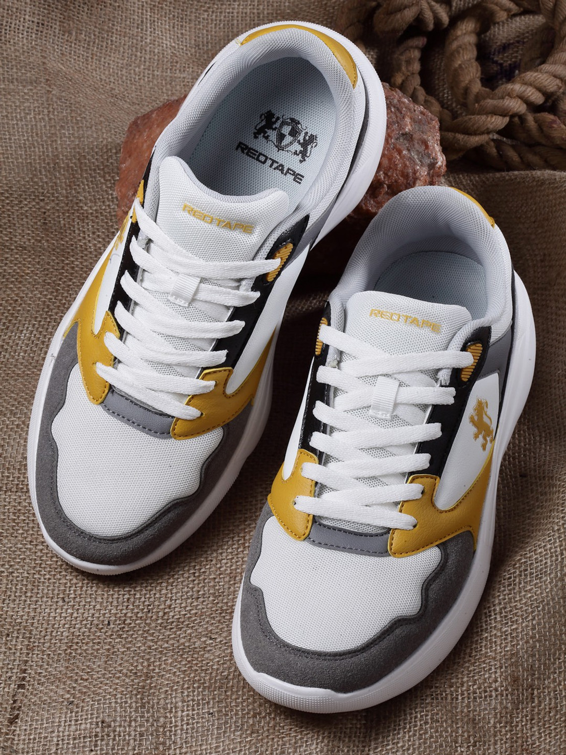 RED TAPE Sneaker Casual Shoes for Men Soft Cushioned Insole Slip Resistance Sneakers For Men Grey 10 Price History