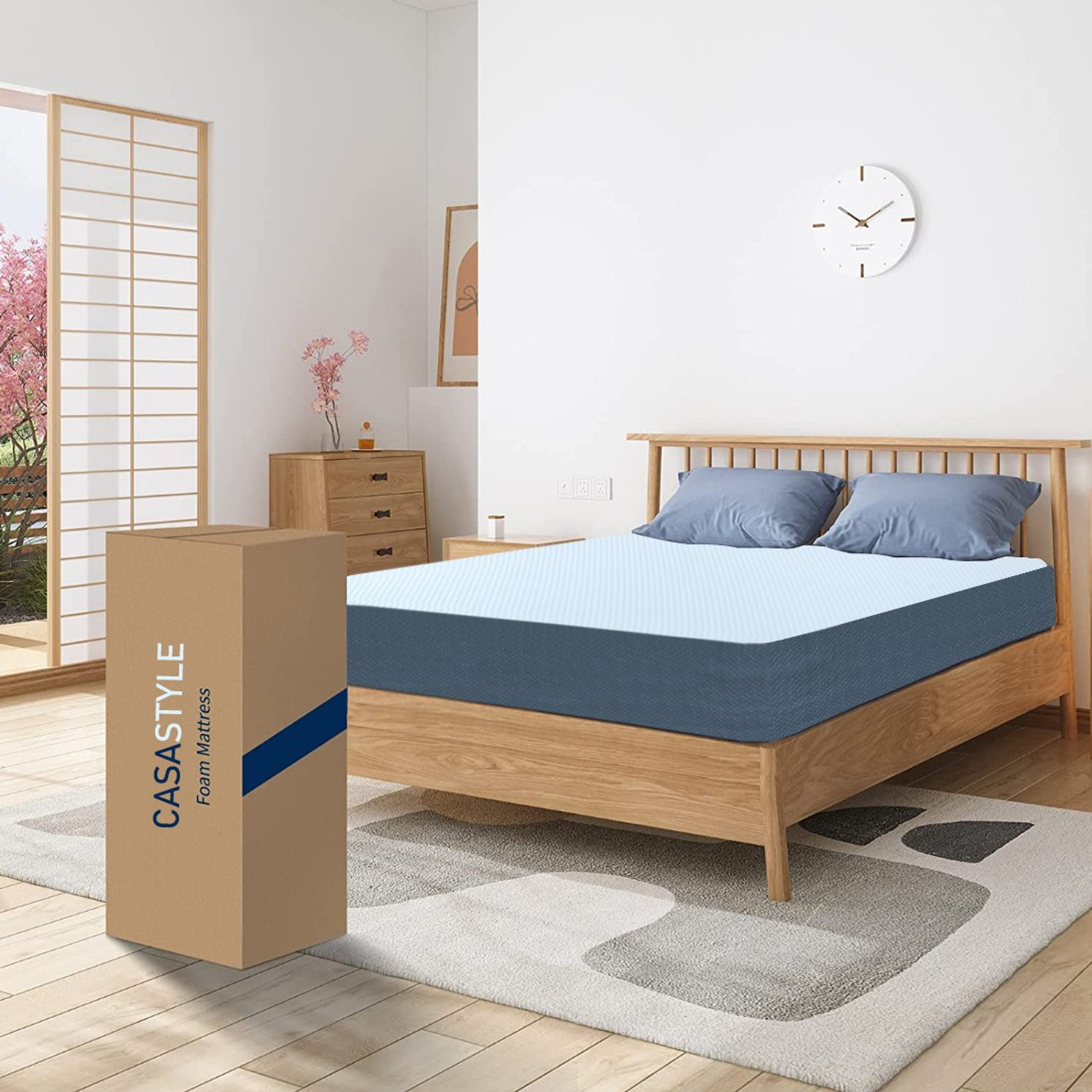 Orthopedic memory shop foam mattress double
