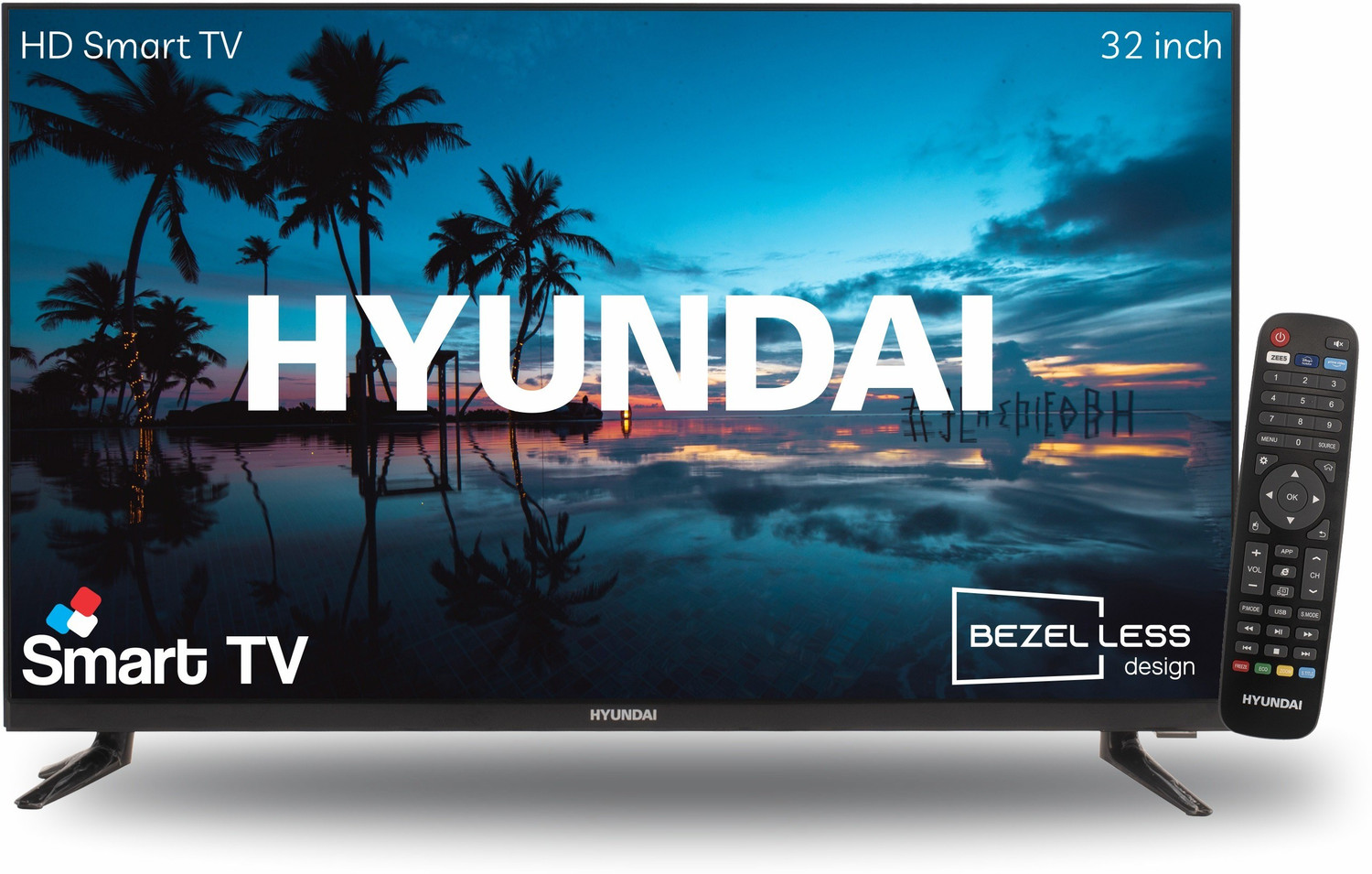 Image of Hyundai 80 cm (32 inch) HD Ready LED Smart Android Based TV (SMTHY32HDB52YW)