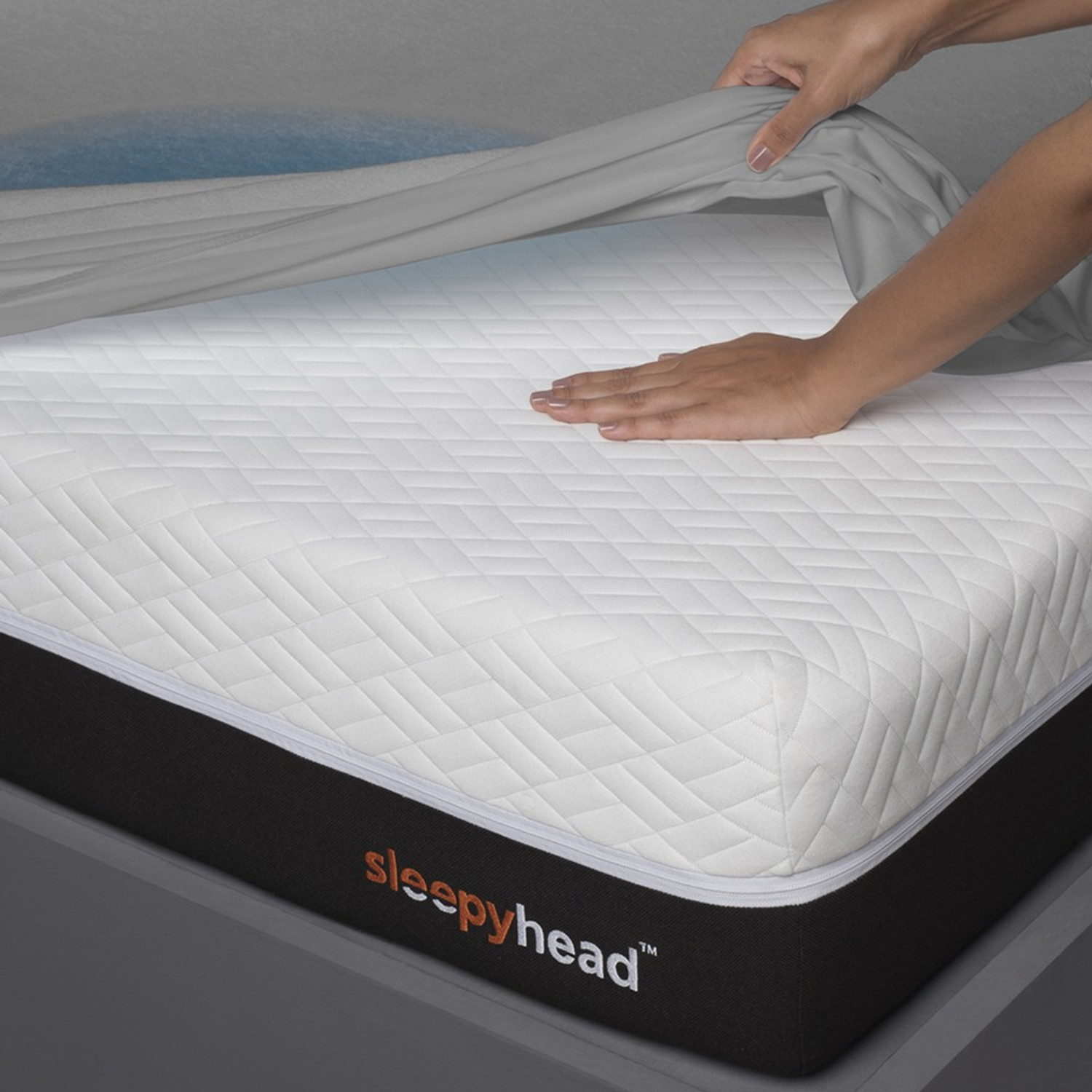 Image of Sleepyhead Queen Size Fitted Blend Breathable, Stretchable, Waterproof Mattress Cover