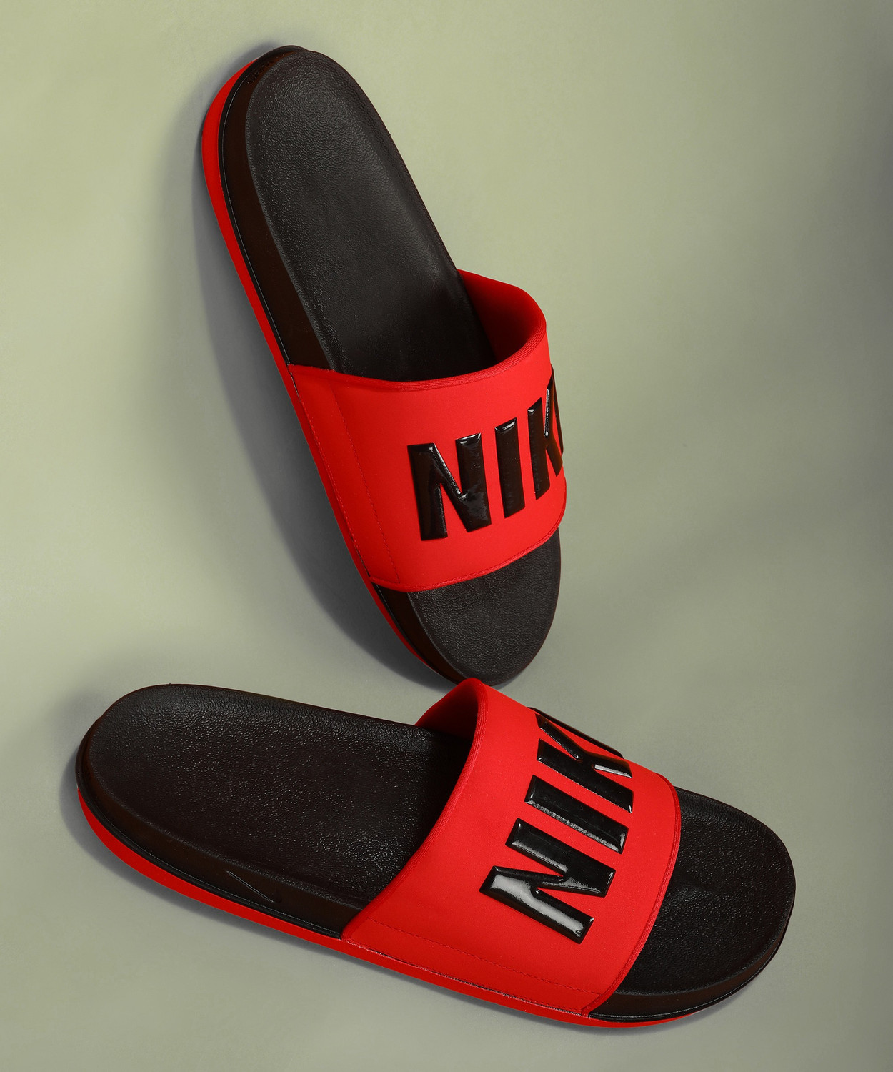 Mens red nike flip flops new arrivals