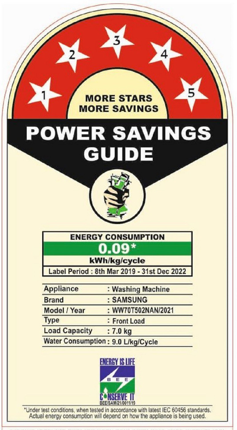 Image of Samsung 7 kg 5 Star, AI Control, Wi-Fi, Digital Inverter Fully Automatic Front Load Washing Machine with In-built Heater Silver