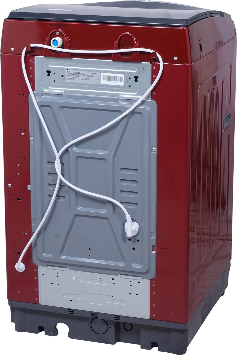 Image of BOSCH 8.5 kg Fully Automatic Top Load Washing Machine Red