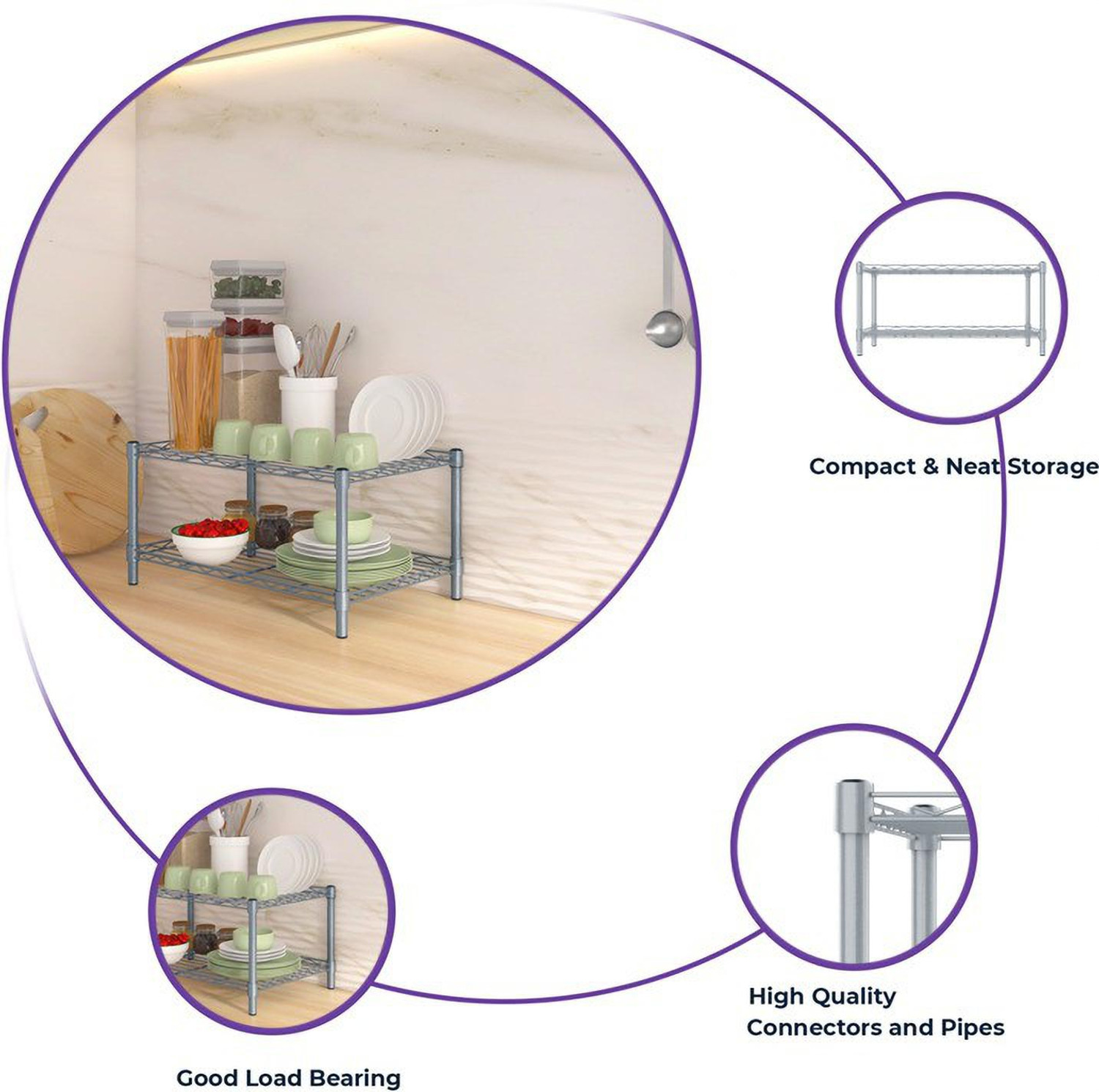 Image of Flipkart Perfect Homes Studio Metal Kitchen Cabinet