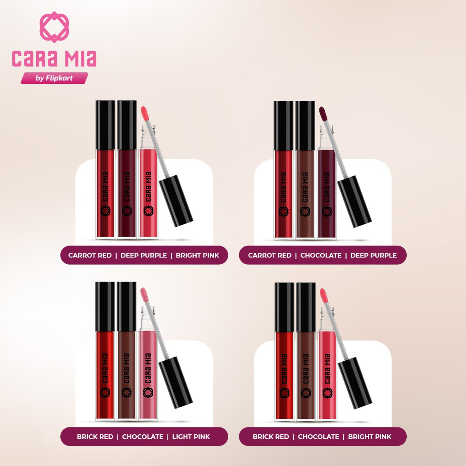 Image of Cara Mia By Flipkart Kiss of Love D Liquid Lipstick