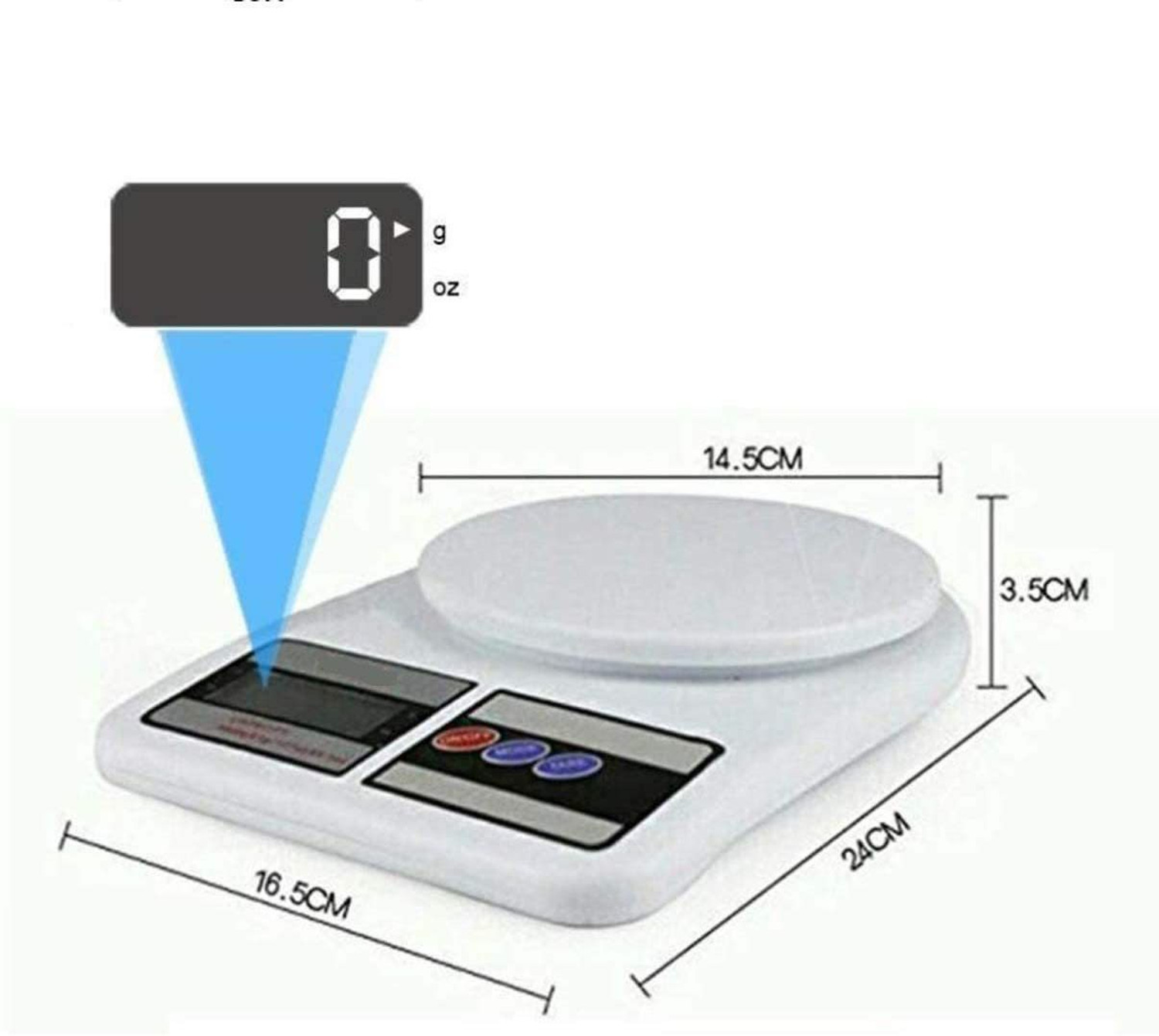 Image of LA'FORTE Precise Digital Kitchen Scale Weighing Scale
