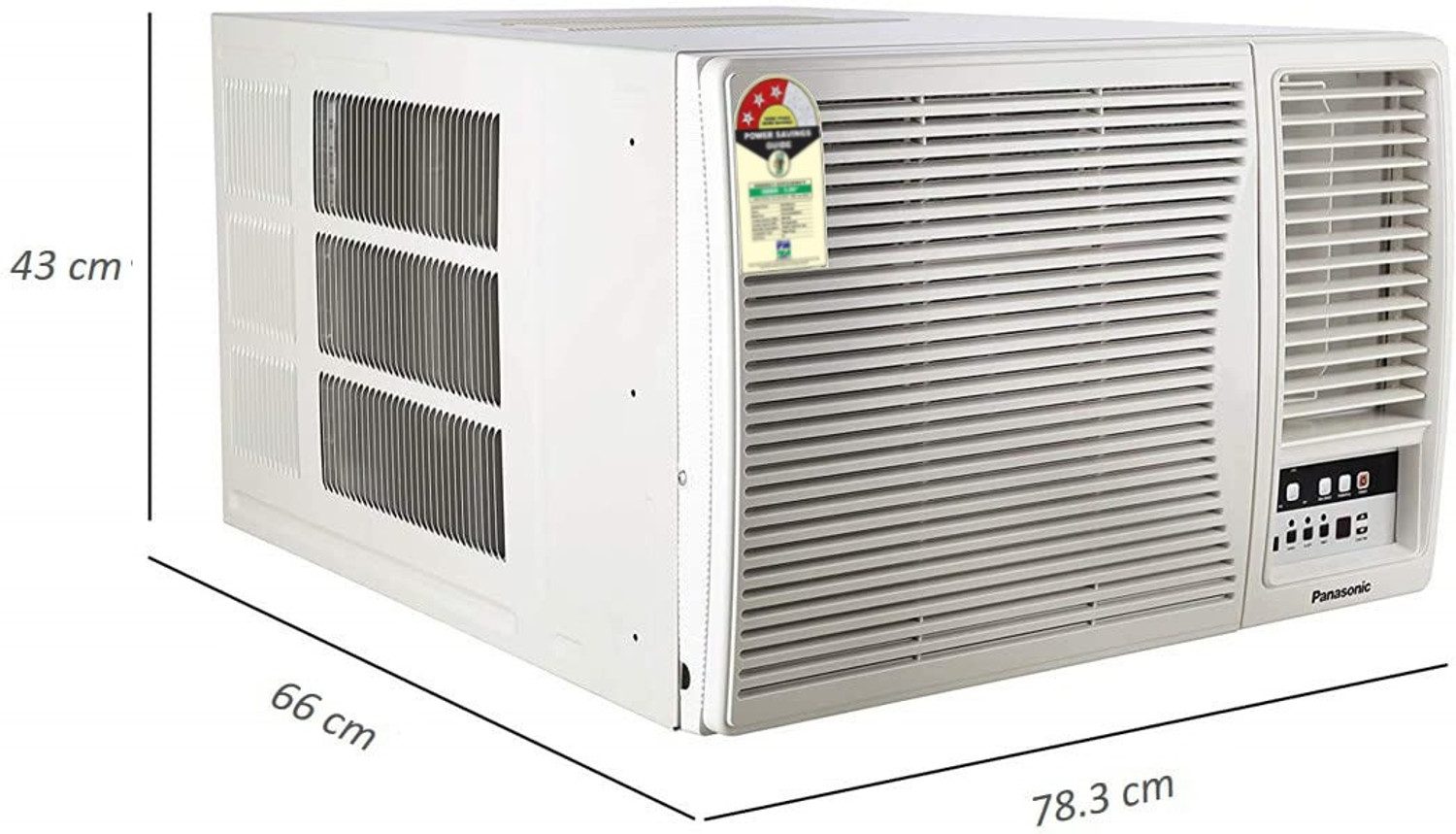 Image of Panasonic 1.5 Ton 3 Star Window AC - White (CW-LN182AM, Copper Condenser)