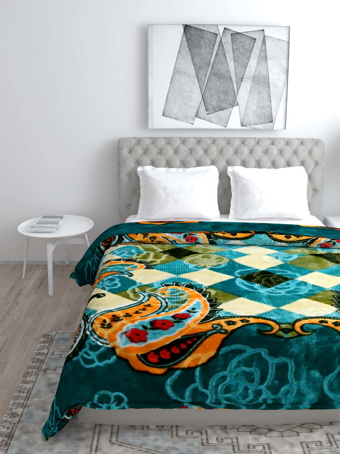 Spangle mink top blanket