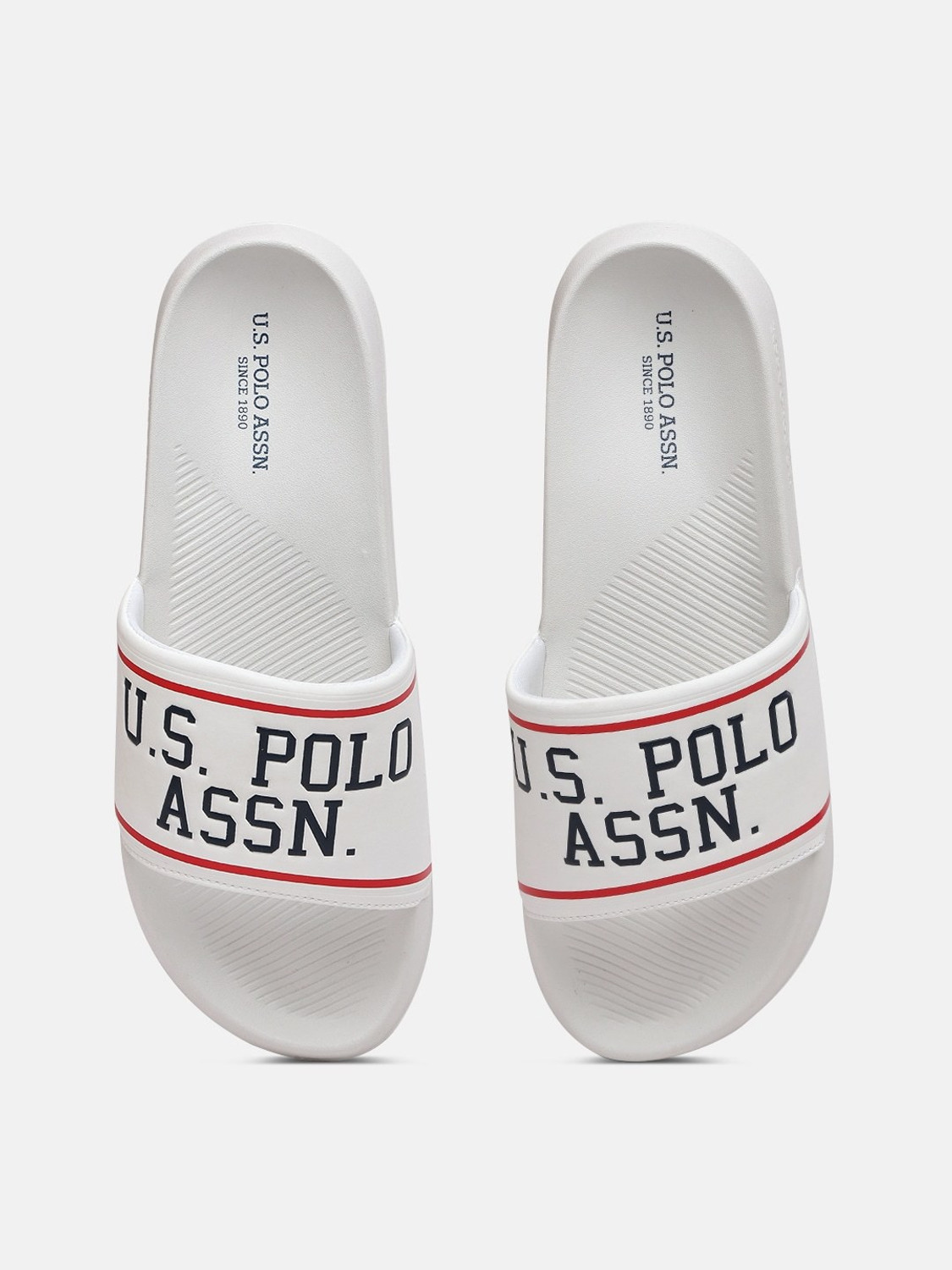 U.S. POLO ASSN. Men Slides White 6 Price History