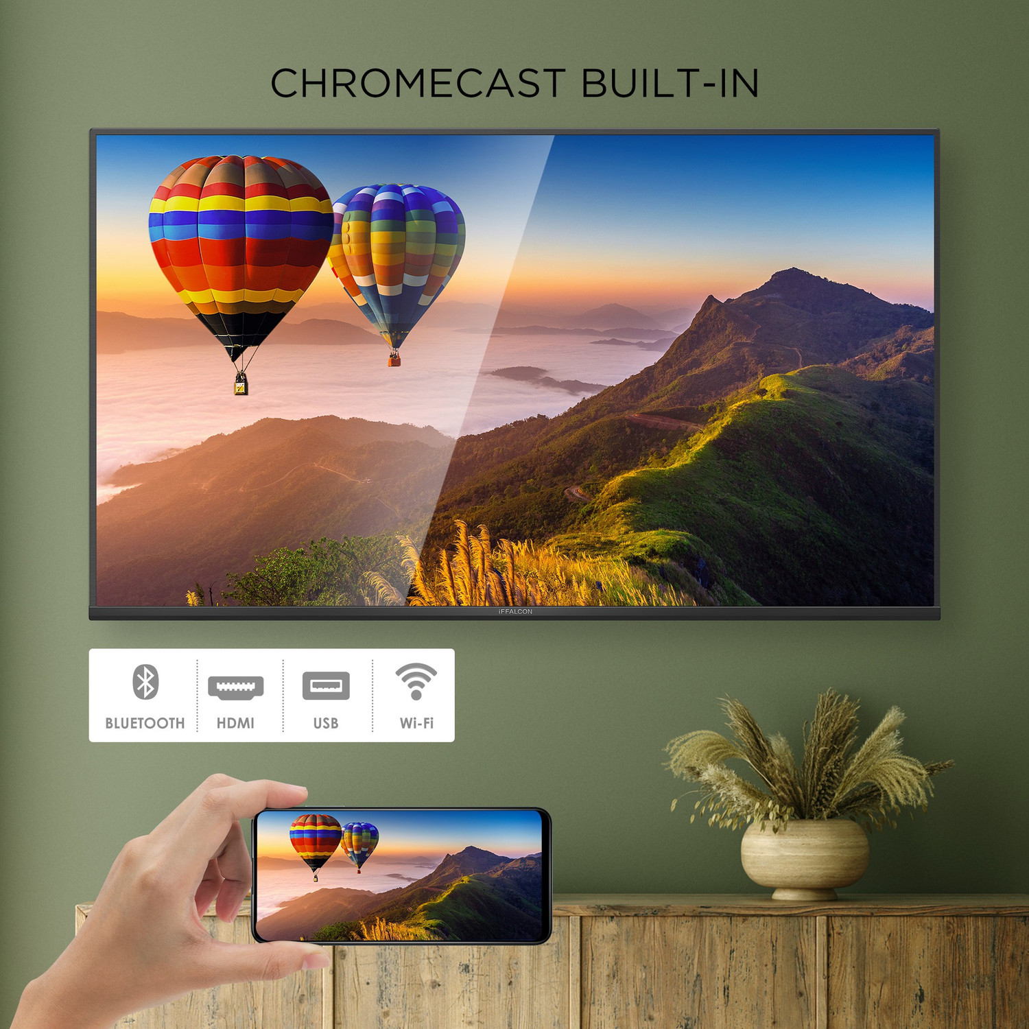 Image of iFFALCON by TCL K61 164 cm (65 inch) Ultra HD (4K) LED Smart Android TV