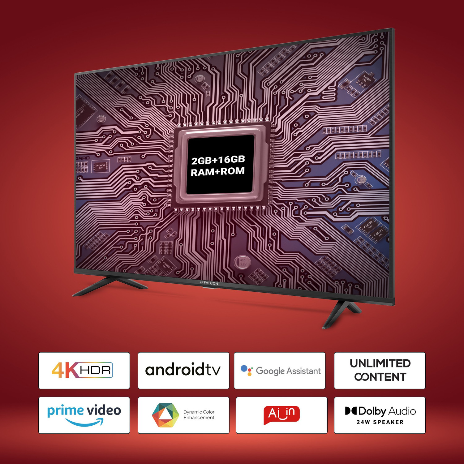 Image of iFFALCON by TCL K61 164 cm (65 inch) Ultra HD (4K) LED Smart Android TV