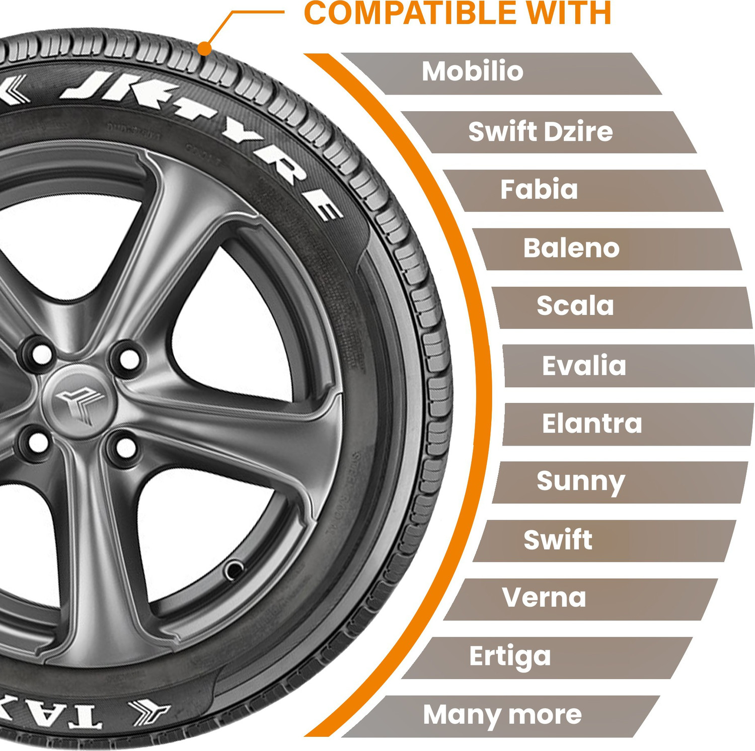 Image of JK TYRE Taximax 4 Wheeler Tyre