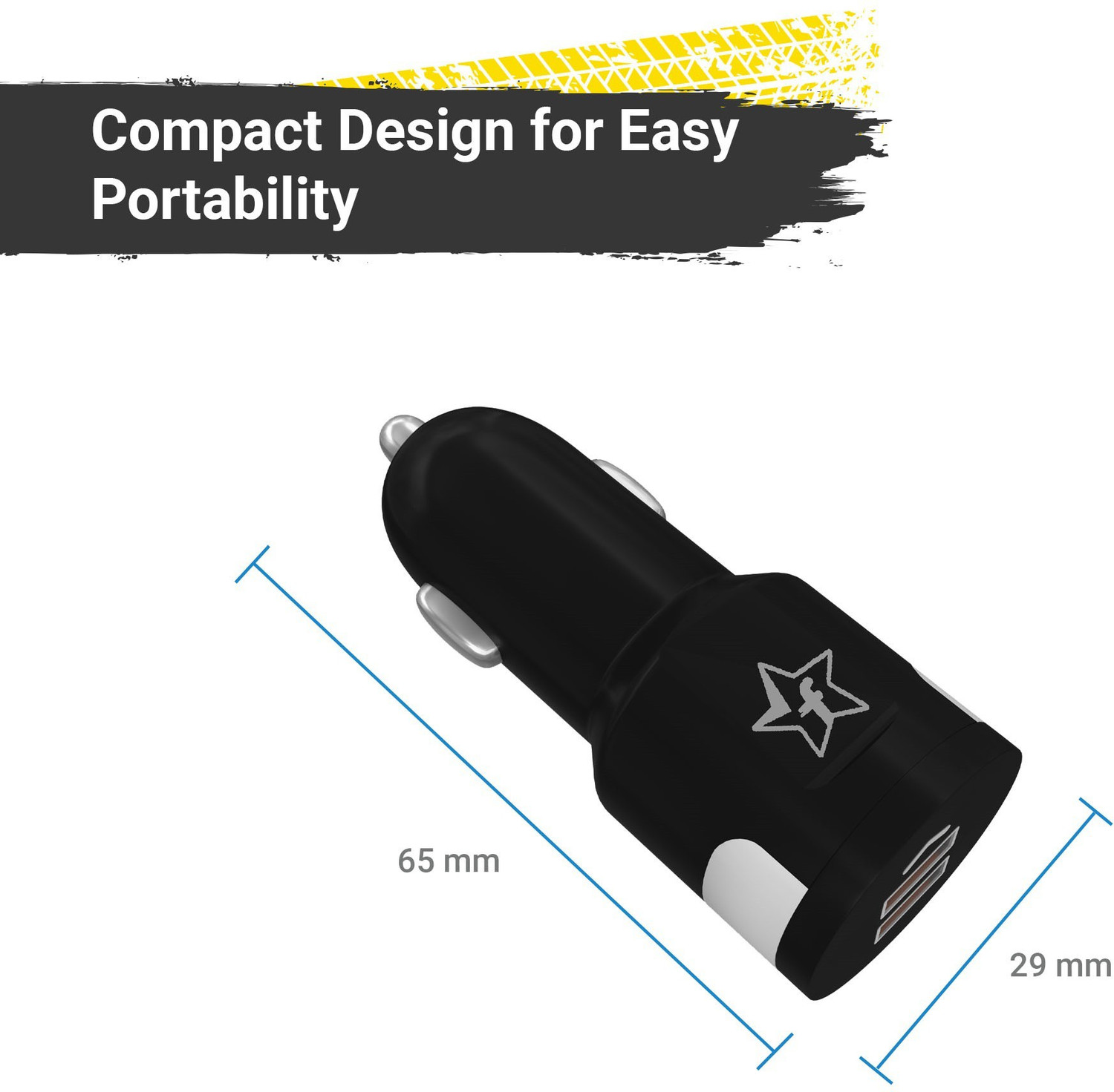Image of Flipkart SmartBuy 36 W Turbo Car Charger