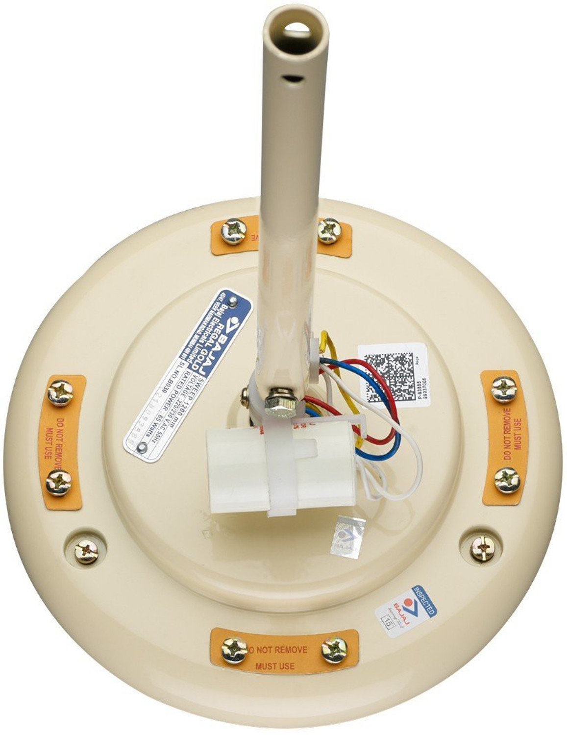 Image of BAJAJ Regal Gold 4 Blade 1200 mm Ceiling Fan (Ivory) with 1 Year Warranty 1200 mm Ceiling Fan