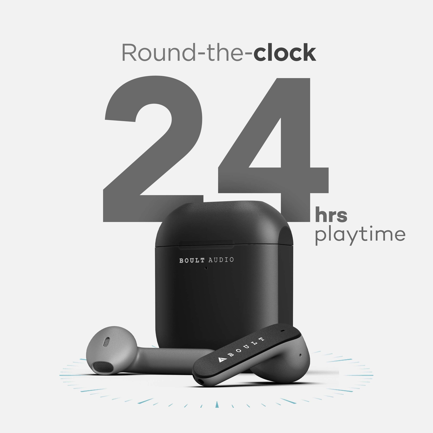 Boult Airbass Probuds with Quad mic ENC 24hrs Playtime Fastest Charging Bluetooth Headset Black True Wireless Price History