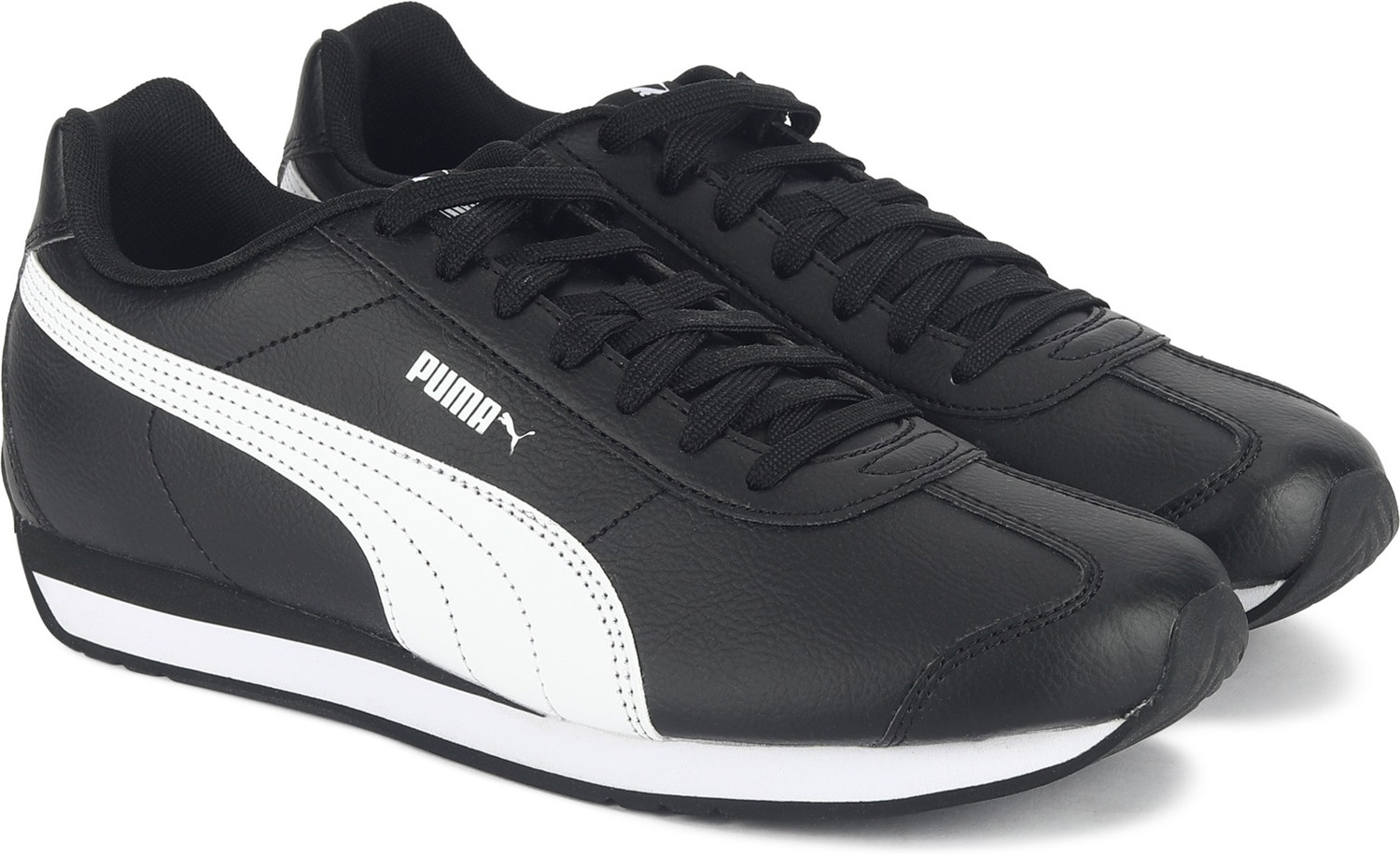 Puma turin black and white hot sale