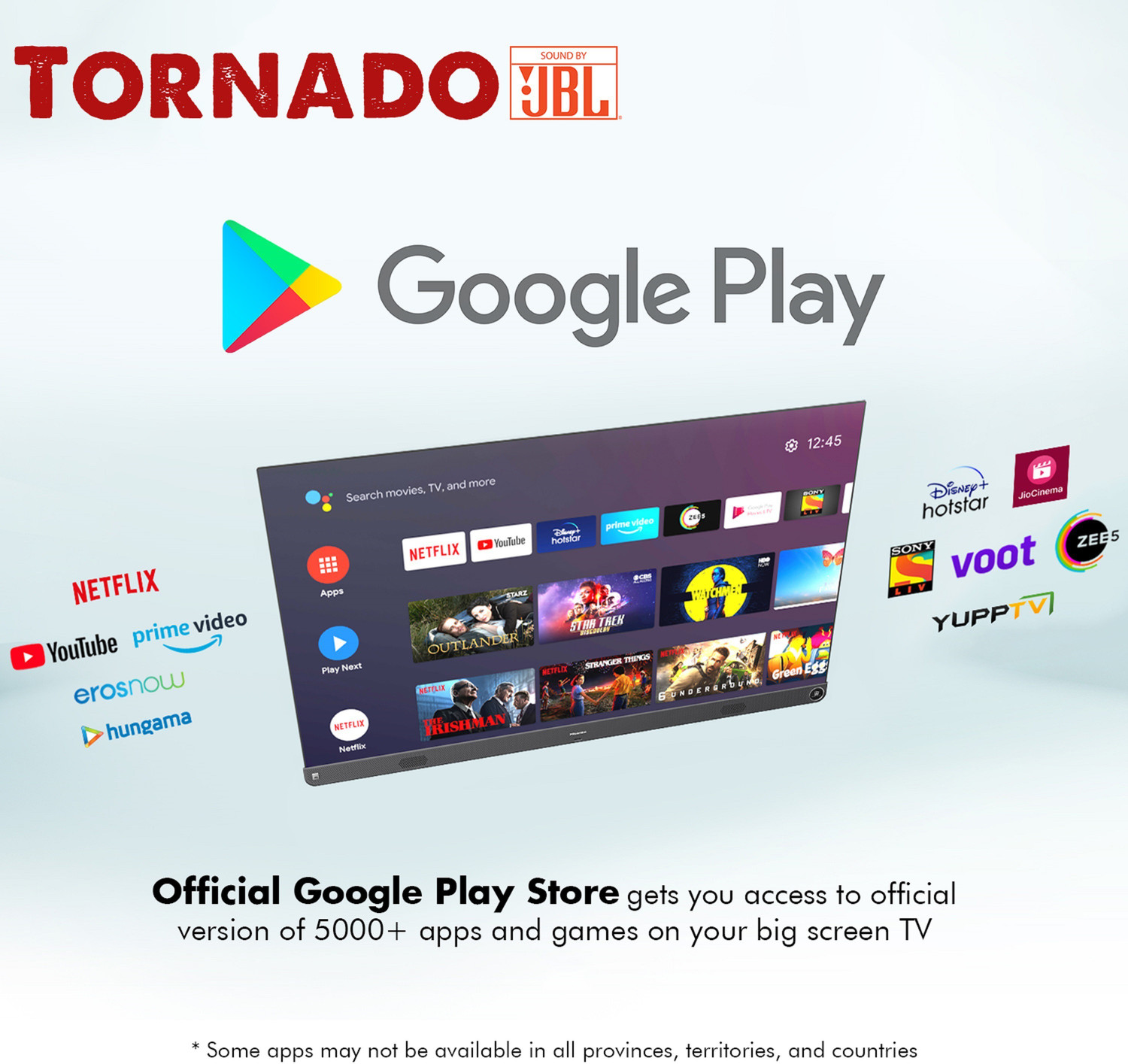 Image of Hisense A73F Series 126 cm (50 inch) Ultra HD (4K) LED Smart Android TV with 102 W JBL Speakers, Dolby Vision and Atmos (50A73F)