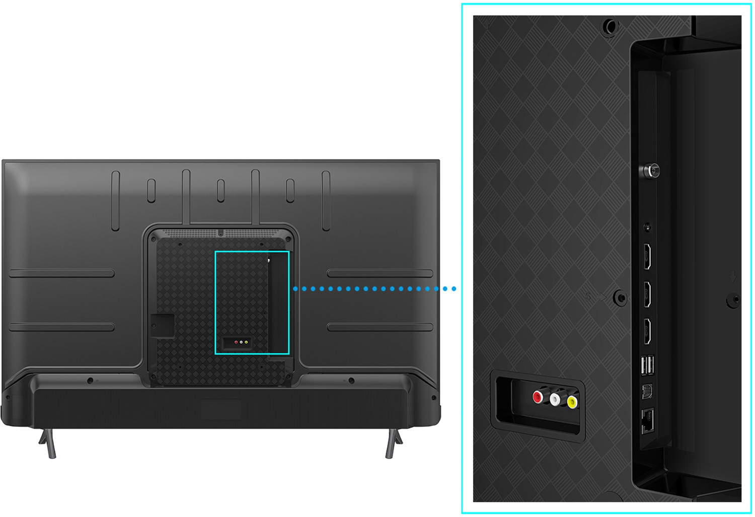 Image of Hisense A73F Series 126 cm (50 inch) Ultra HD (4K) LED Smart Android TV with 102 W JBL Speakers, Dolby Vision and Atmos (50A73F)