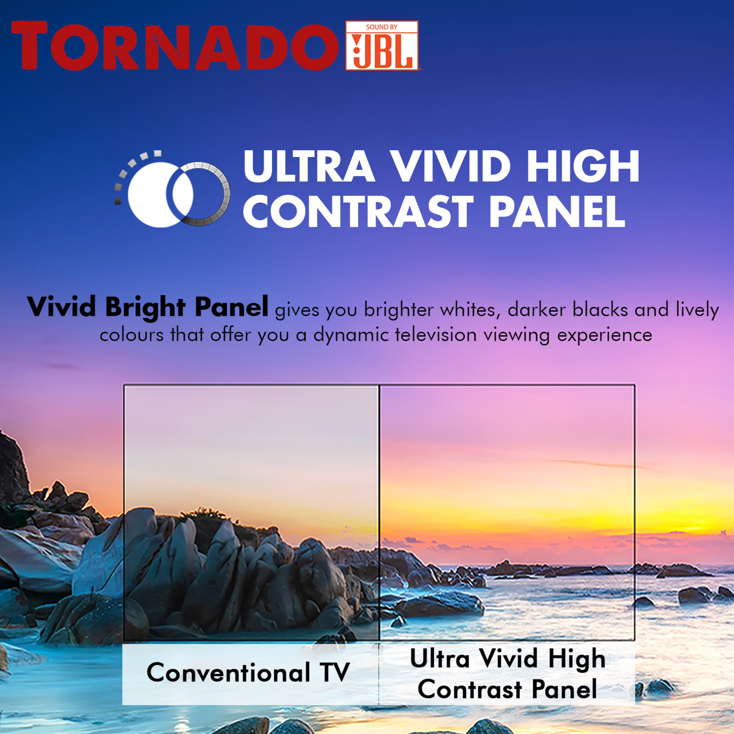 Image of Hisense A73F Series 126 cm (50 inch) Ultra HD (4K) LED Smart Android TV with 102 W JBL Speakers, Dolby Vision and Atmos (50A73F)